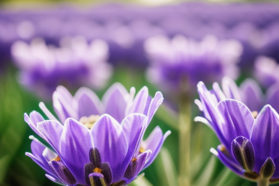 Close-up de flores de lavanda