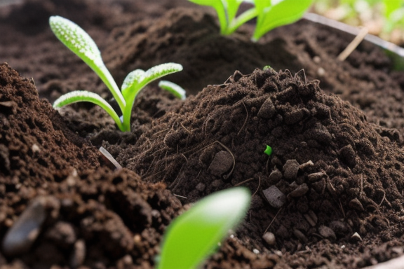 Adubo natural para o crescimento saudável das plantas