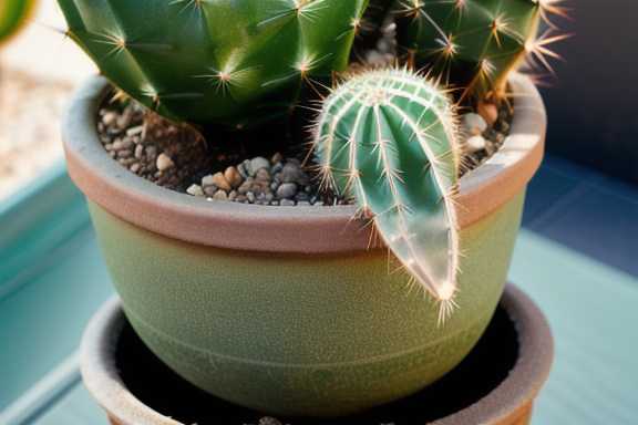 Cactus in a pot